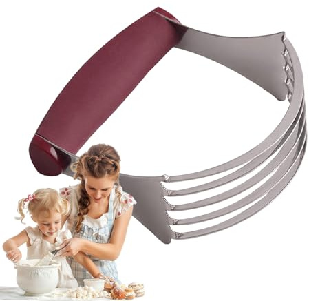 Frullatore Per, Taglierino In Acciaio Inossidabile Con Impugnatura Antiscivolo, Utensile Da Cucina Per Mescolare, Per Biscotti Dolci Frutta Carni Noci Cucina Casa Chef