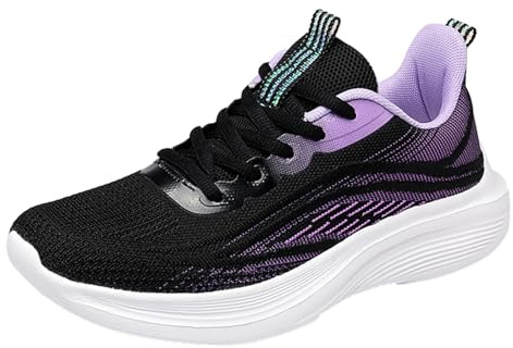 Generico Scarpe per Fascite Plantare Donna Scarpe Sneakers Sportive da Donna Primavera Estate E Autunno Nuove Traspiranti Ortopediche alla All'Aperto Sportive Basse Sneakers (Black,41)