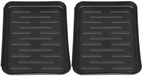 PACKOVE 2pcs Shoe Tray Plastic Indoor Entryway Hallway Boots Shoes Storage Mat for Muddy Plant Pots Trays