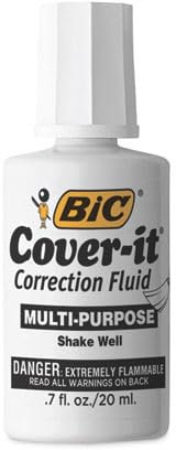 Cover-It Korrekturflüssigkeit 20 ml Flasche, Weiß