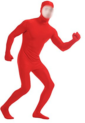 lucky baby store Boys' Men's Full Body Open Face Spandex Unitard Mask Zentai Costume Bodysuit