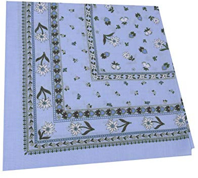 Trachtenhalstuch Trachtentuch Halstuch Edelweiß Trachten Damen Herren Nickituch Edelweißtuch Blau