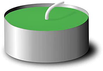GREATOYAR Velas de Té, Candelitas, Velas Pequeñas, Velas de Té Aromáticas, Velas con Aroma, Velas Romanticas, Candle de Pasión, Larga Duración, 8 Horas, Manzana, 36 Unidades
