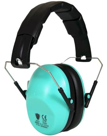 Viwanda Lernteufel Bach Kindergehörschutz Hellblau, Ohrenschützer Kinder, Lärmschutz Kopfhörer für Kinder mit Autismus zum Schlafen bzw. Lernen | Verstellbares Kopfband