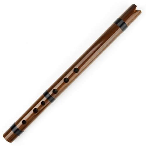 Wood Traditional Instruments Peruvian Quena Flutea Vertical Bamboo Flute Indian Clarinet Bamboo Quena Flute (Brown G Key)