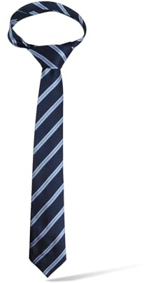 Jecdfs Corbata Infantil Preatada con Estampado a Rayas y Banda Elástica, Ajuste Cómodo y Seguro, para Eventos Escolares y Celebraciones, Adecuada para Niños y Niñas