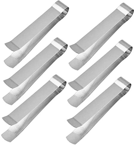 HOLIDYOYO 6pezzi Pinzetta in Acciaio Inossidabile per Spegnere Candele Tagliacandele Portatili per Uso Strumenti per Candele per Aromaterapia e