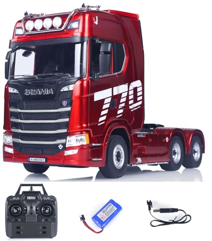 Toucan RC Hobby 770S Kunststoff 1:18 RC Traktor LKW fertig Modell RTR 7,4 V Batterie Radio 19CH Licht Soundeffekte Fernbedienung LKW Auto Hobby Modell