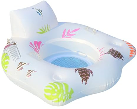 Piscina flotante - silla flotante de playa, sillones inflables | COLOR DE CURSO PERSIDAD CAMBIO FLOATO POLCIO CON PISTO DE COJA, PROPIEDAD DE FLOATO SUMPI