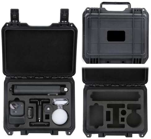 BeisDirect GO Ultra fodral, vattentätt hårt bärväska för Insta360 GO Ultra Creator Bundle, passar för GO Ultra Camera, Action Pod, magnethänge, snabbfrigörande fäste och tillbehör