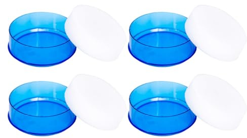 HAPINARY Umidificatore per Dita e Spugna per Contare Soldi 4 Pezzi Contenitore Raccogligocce per Ufficio e Gestione Contanti