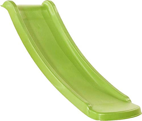 Kbt Glissière de Toboggan avec Vague en PEHD toba 120cm Vert Lemon