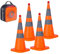 Faltkegel Warnkegel/Verkehrskegel/Verkehrskegelschild/Faltbar Warnkegel Sicherheitspilone Sicherheitskegel Mehrzweck-Popup-Reflektierender Sicherheitskegel