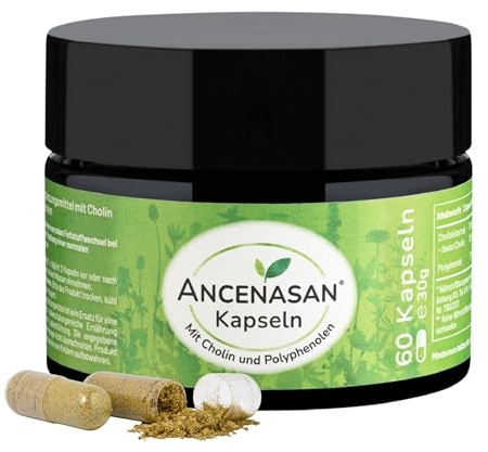 ANCENASAN herbal 60 x kapslar – kraften från 49 bitterörter och kryddor – bitterämnen utan alkohol – glutenfri, vegansk, 100 % naturlig