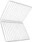Nischenmarkt Edelstahl Grillrost Verschiedene Größen 2er Pack (54 x 34 cm)