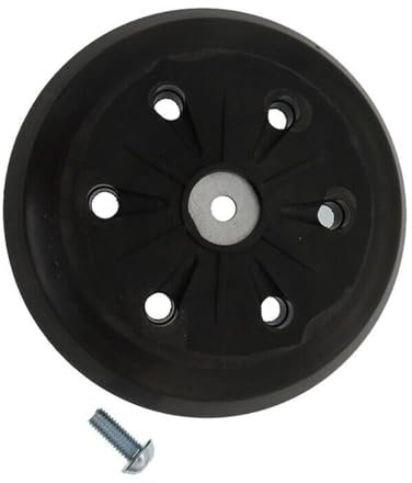 6 150mm Backing pad for Metabo SXE 450 631158000 - Hook and Loop Backing Pad with 6 Dust Extraction Holes