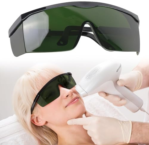 HENGBIRD Occhiali di protezione laser, IPL, 200-2000 nm, occhiali di protezione a infrarossi, lenti di protezione laser, per la depilazione IPL, IPL, occhiali di protezione laser per uomini e donne