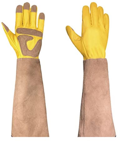 Gants de jardinage en cuir, gants de soudage gants gants gants de soudage gants de soudage gants(L)