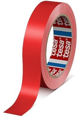 tesa PVC-Verpackungsband (60404): 3/4 in. x 72 yds. (rot)