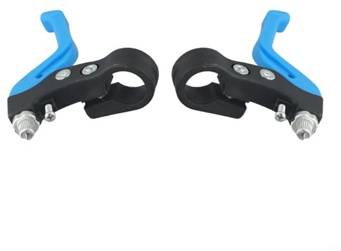 2 leve freno per bici da 2 cm di diametro, per bambini, ricambio essenziale per riparazioni di biciclette (blu)
