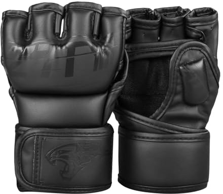 BESPORTBLE Guantes de Boxeo MMA Dedo para Entrenamiento Guantes de Lucha Flexibles y Protectores para Sparring Kickboxing Hombre