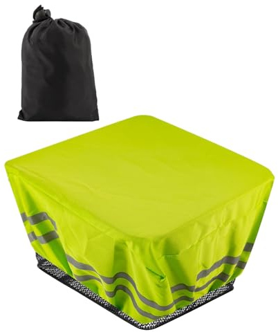 Cubierta Para Lluvia Para Cesta De Bicicleta: Impermeable Reflectante, Protector De Ciclismo Confiable, Escudo Para Scooter Resistente A La Intemperie | Funda Para Bolsa De Maletero Trasero De Bi
