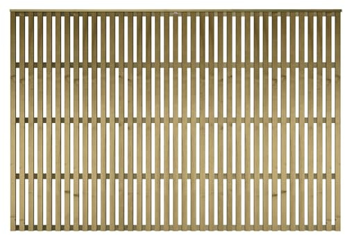 Premier Tuscany Trellis Panel, 6ft x 4ft Wooden Slatted Fence Topper