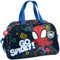 Marvel Spiderman Spider-Man - Kinder Jungen Mädchen Sporttasche Reisetasche Go Spidey (22CD), 40 x 25 x 16 cm, schwarz/blau