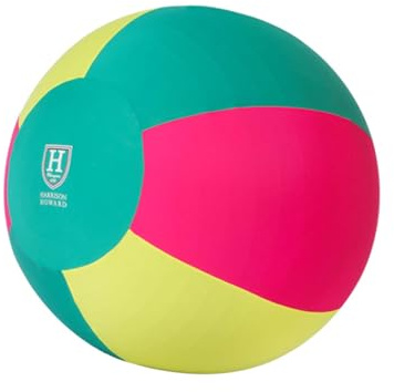 Harrison Howard Howdy Bally Horse Playball Mega Ball Cover for Equine Use - Exclusive Fun Fiesta Patterns - 30 Meadow