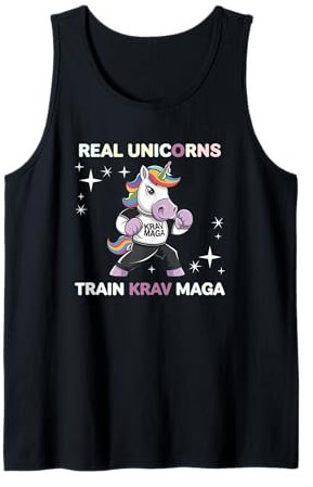 Lustiges Krav Maga Girl- Lustiges Kampfsport Einhorn Tank Top