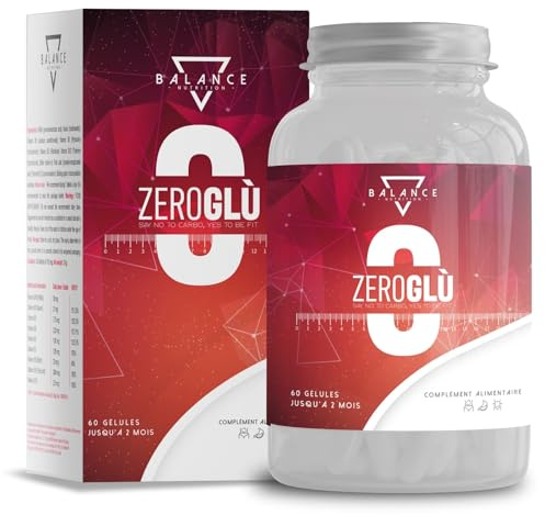 ZEROGLÙ (DIETA DETOX DRENANTE INCLUIDA) - 60 Cápsulas | Quemagrasas Potente para Adelgazar | Reduce la acumulación de Azúcares para el Control de Peso, con Frijol y Piperina BIOPERINE®