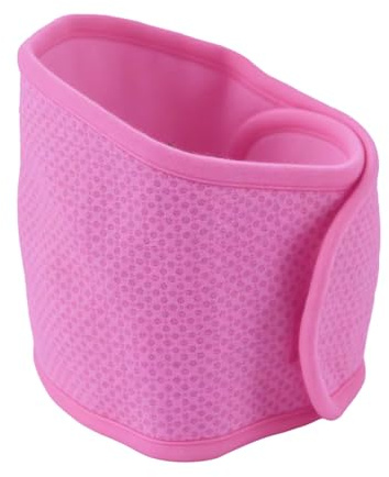Dog Cooling Summer Bandana, Breathable Dog Cooling Collar, Instant Ice Pet Scarf, Adjustable Neck Wraps for Small Medium Large Dogs Cats, Ployester Material (1, Pink, XL)