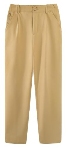 LOLANTA Barn golfbyxor vattentåliga junior pojkar chinos barn skola sportbyxor rak passform justerbar midja uniform byxor