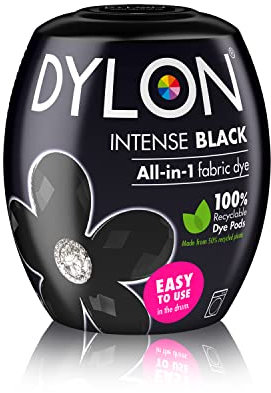 Dye Washing Machine Fabric Dye Pod for Clothes & Soft Furnishings, Intense Black All-In-1