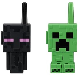 eKids Minecraft Walkie Talkies for Kids, Static Free and Extended Range, Indoor and Outdoor Toys for Fans of Minecraft Toys