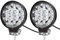 Kraumi LED Arbeitsscheinwerfer, 2 X 42W Quadrat LED Offroad Zusatzscheinwerfer 12V 24V Scheinwerfer IP67 Wasserdicht Rückfahrscheinwerfer für Trecker Bagger SUV, UTV, ATV