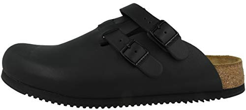 Birkenstock Superlauf Damen Clogs Kay SL Schwarz - SCHMALES Fußbett 36