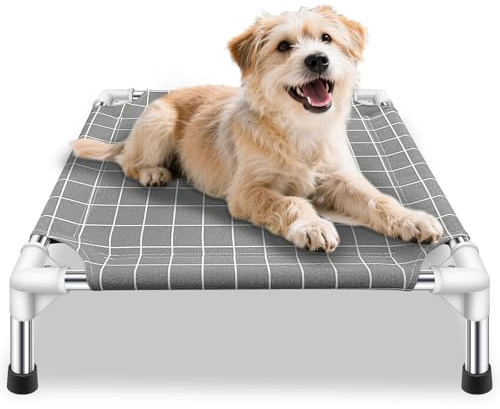 Elevated Pet Bed Dog Cot- Pet Bed for Small Dogs | Raised Dog Bed for Indoor and Outdoor Use for Small Pets