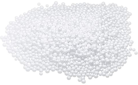 EGATO GRANULAT EPS, fyllning för fåtöljer och sittsäckar som Sako Sack, sittdyna, puffboll, beanbag polystyrenbollar, 200L