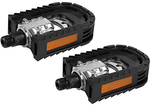 Fahrrad Klapppedale Fahrradpedale Klappbar 1 Paar Fahrrad Klapppedale faltrad Faltrad Fahrradzubehör Mit Reflektoren, für Rennrad Mountainbike Rennrad