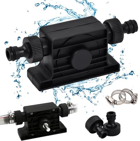Perceuse à Pompe Électrique Petites Pompes Portables Mini Pompe de Forage Électrique Domestique Pompe de Forage Électrique pour Eau, Huile Pompe de Transfert d'Eau Auto-Amorçante