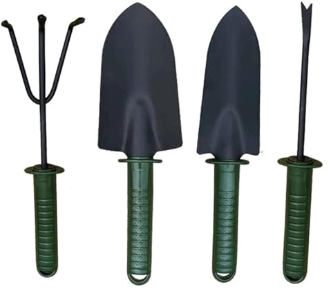 Utomhusväderflöjel 4-pack mini-trädgårdsredskap for suckulenter med vattenflaska