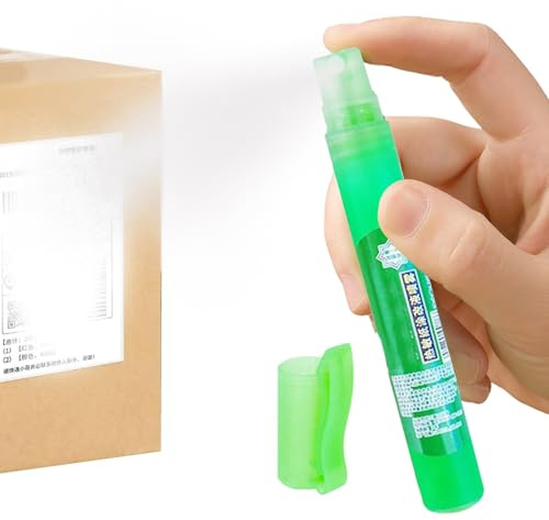 3 Pieces Thermal Paper Eraser Spray, PC 10ml, Thermal Paper Correction Fluid Spray, Privacy Protection, Identity Theft Protection Sprays, For Personal Express Parcel Information Coverer