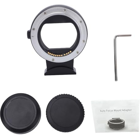 GEERYZHE Adaptador de Montura EF a R con Enfoque Automático, Compatible con Lentes EF/-S para Cámaras de la Serie R - Solución de Conversión de Lentes
