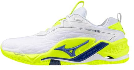 Mizuno Wave Stealth Neo 2, Chaussures de handball, Technologie ENERZY NXT, Tige en maille gaufrée, semelle Wave