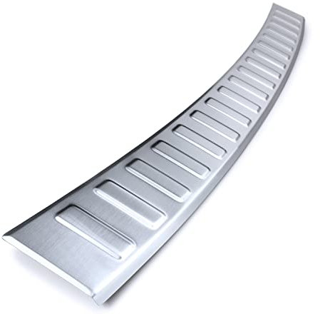 tuning-art L413 Edelstahl Ladekantenschutz passend für VW Touareg 3 2018-, Farbe:Silber