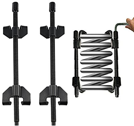 Trintion 2TLG Federspanner Auto Tuning Tieferlegung Montagespanner 380mm PKW Werkzeug