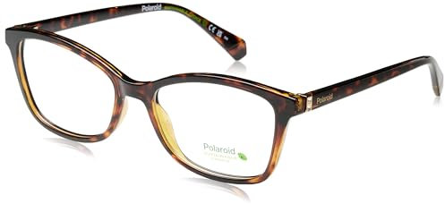 Polaroid Unisex Brille Vista PLD D505 086 53/17/145, Erwachsene Sunglasses, 086/17 Havana, 53