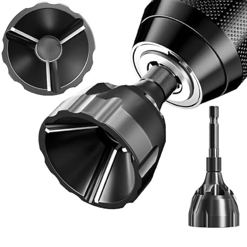 Deburring External Chamfer-Tool Chamfering Drill-Bit - Carbide Remove Burr Repair Tools， Quick Repairing Damaged Bolts Cooswai