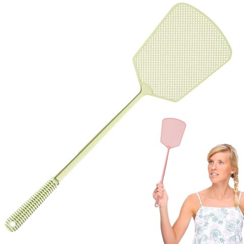 Manual Fly Swatter - Extendable Fly Swatter Hand | Heavy Duty Fly Swatter |Long Handle Fly Swatter | Multi-functional Long Hand Flyswatter Fly Swatters For Home/Indoor/Outdoor/Classroom